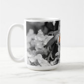 American Lady Butterfly on Blossom Coffee Mok (Links)
