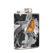 American Lady Butterfly on Blossom Drink Flask Heupfles (Rechts)