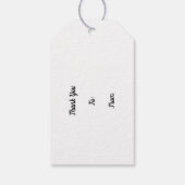 American Lady Butterfly on Blossom Gift Label Cadeaulabel (Achterkant)