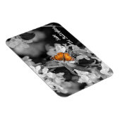 American Lady Butterfly on Blossom Magnet Magneet (Rechterzijde)