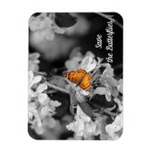 American Lady Butterfly on Blossom Magnet Magneet (Verticaal)