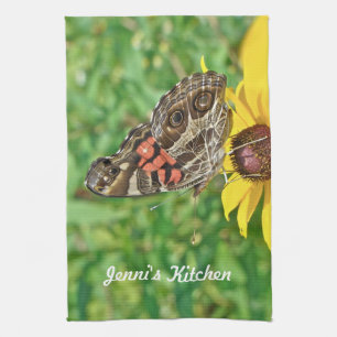 American Lady Butterfly - Vanessa virginiensis Theedoek