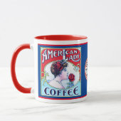 American Lady Coffee Mok (Links)