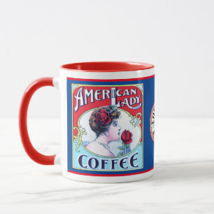 American Lady Coffee Mok