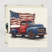 American Legacy Drive: Oude Glorie Feestdagenkaart (Voorkant / Achterkant)