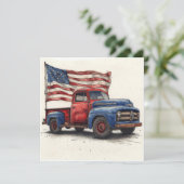 American Legacy Drive: Oude Glorie Feestdagenkaart (Staand voorkant)