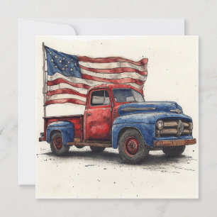 American Legacy Drive: Oude Glorie Feestdagenkaart