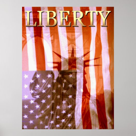 American Liberty Collage - Foto Art Poster (Voorkant)