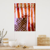American Liberty Collage - Foto Art Poster (Keuken)