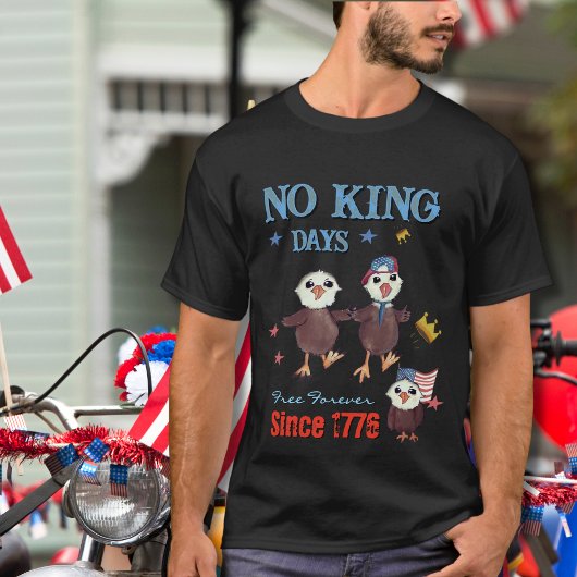 American Liberty 'No King Days' voor altijd gratis T-shirt