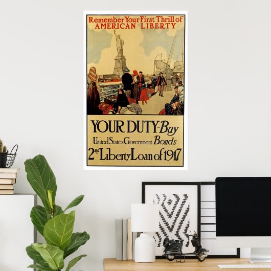 American Liberty Poster (Thuiskantoor)