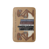 American Library Grappige Badkamer Decor Gepersona Badmat (Voorkant Verticaal)
