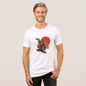 American Life - Tiger & Peony Zon T-shirt (Voorkant volledig)