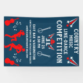 American Line Dancing Festival en het feest Spandoek (Horizontaal)