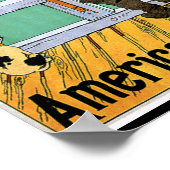 American Line New York naar Southampton Poster (Hoek)