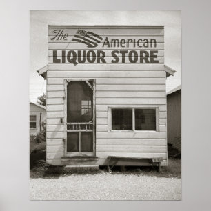 American Liquor Store, 1943.  foto Poster