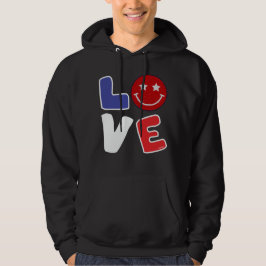 AMERICAN LOVE grappig op 4 juli Hoodie