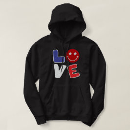 AMERICAN LOVE grappig op 4 juli Hoodie
