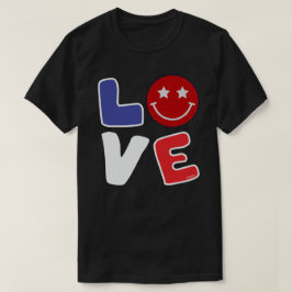 AMERICAN LOVE grappig op 4 juli T-shirt