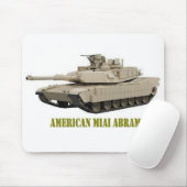 AMERICAN M1A1 ABRAMS TANK MUISMAT (Met muis)