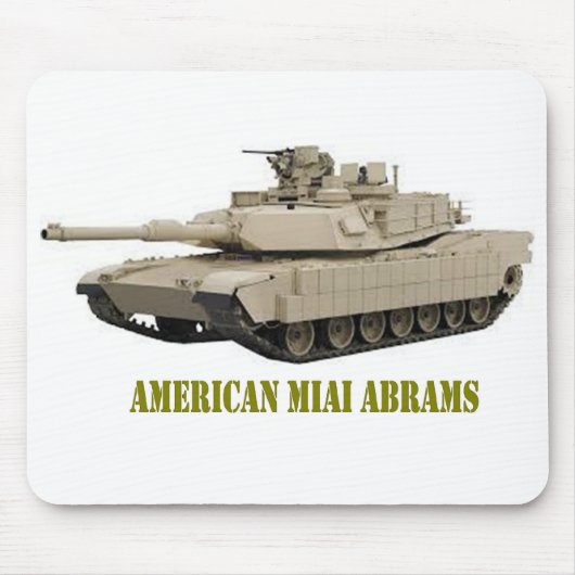 AMERICAN M1A1 ABRAMS TANK MUISMAT (Voorkant)