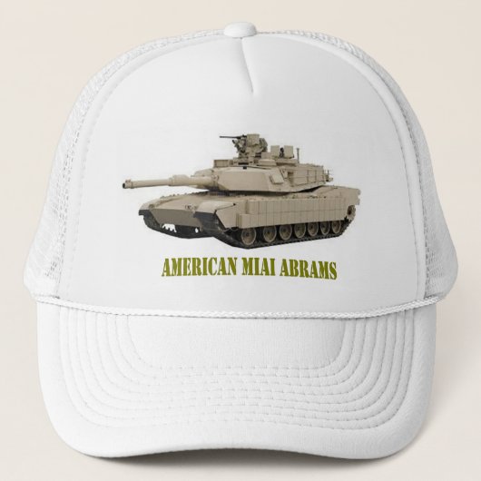 AMERICAN M1A1 ABRAMS TANK TRUCKER PET (Voorkant)