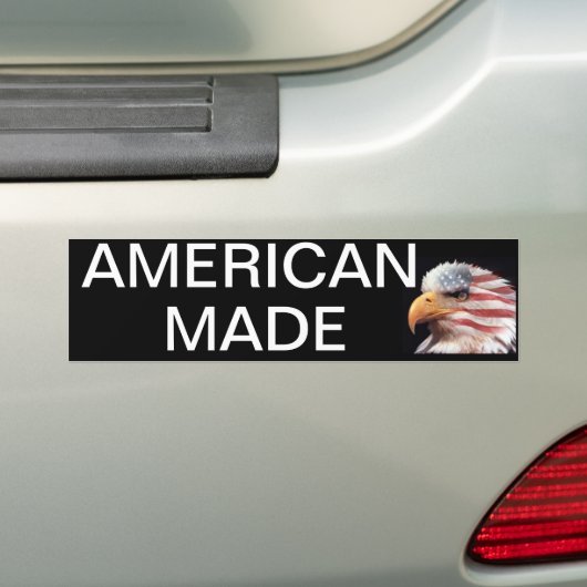 American Made Bumpersticker (Op auto)