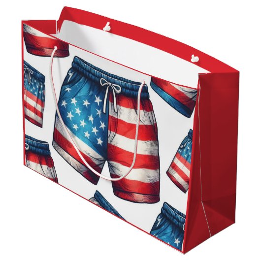 American Made Groot Cadeauzakje (Achterkant Gekanteld)