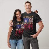 American Made In The USA Served With Honor Veteran T-shirt (Unisex)