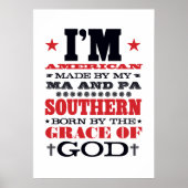 AMERICAN MADE SOUTHERN BORN POSTER (Voorkant)