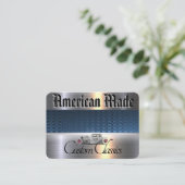 American Made Visitekaartje (Staand voorkant)