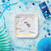 American Mah Jongg paper bord (Feest)