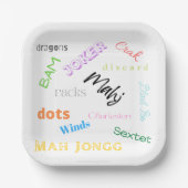 American Mah Jongg paper bord (Voorkant)