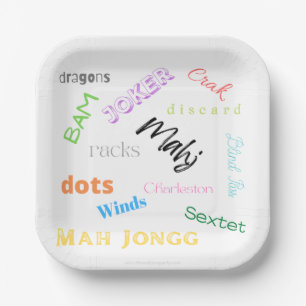 American Mah Jongg paper bord