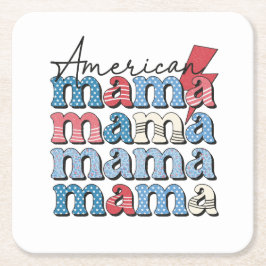 American Mama Kartonnen Onderzetters