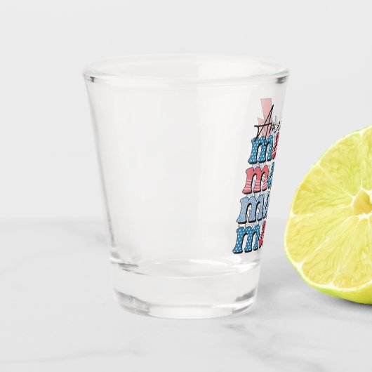 American Mama Shot Glas (Links)