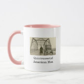 American Man Real Photo Coffee Mok (Links)
