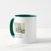 American Man Real Photo Coffee Mok (Voorkant links)