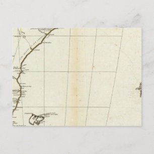American Map Engraved South Section Briefkaart