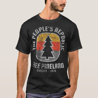 American Marauder Free Pineland Camping Badge T-shirt