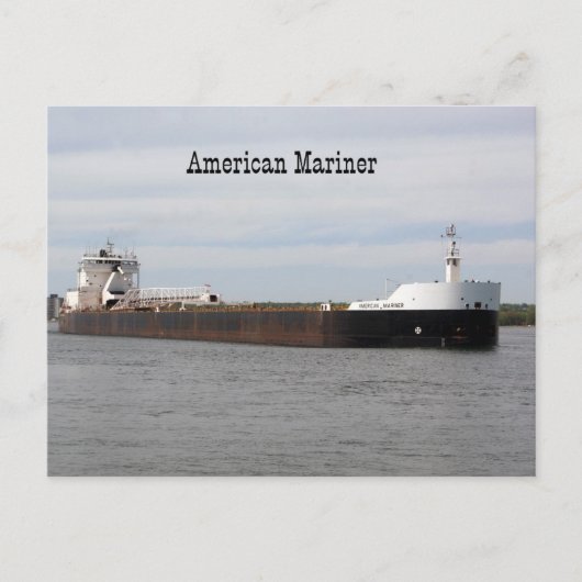 American Mariner Post Card Briefkaart (Voorkant)