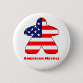 American Meeple Button (Voorkant)