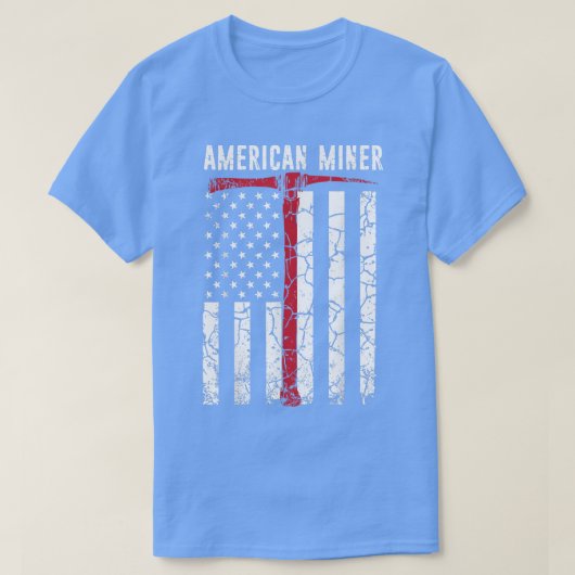 American Miner Coal Gold  T-shirt (Design voorkant)