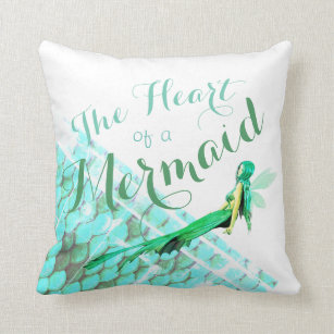 American Mo Mermaid Pillow op maat Kussen
