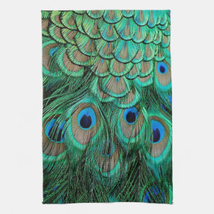American MoJo PEACOCK Kitchen Towels Theedoek