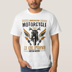 American Motorcycle LA California T-Shirt