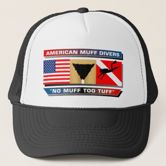 American Muff Divers Trucker Pet (Voorkant)