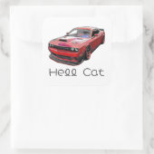 American Muscle auto Vierkante Sticker (Tas)