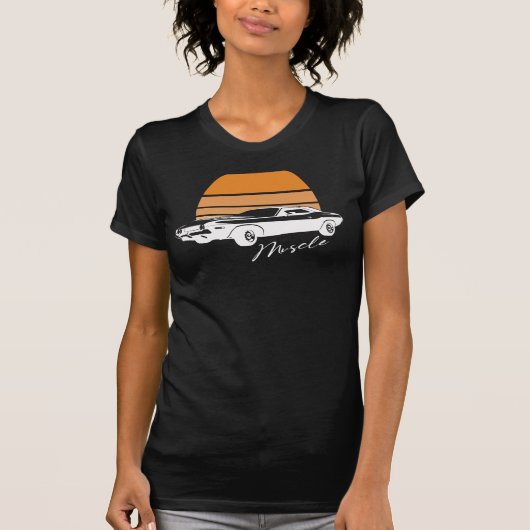 American Muscle Car Shirt – Men Women Adults Kids  (Voorkant)