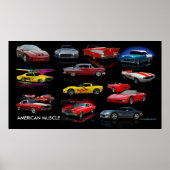AMERICAN MUSCLE POSTER (Voorkant)